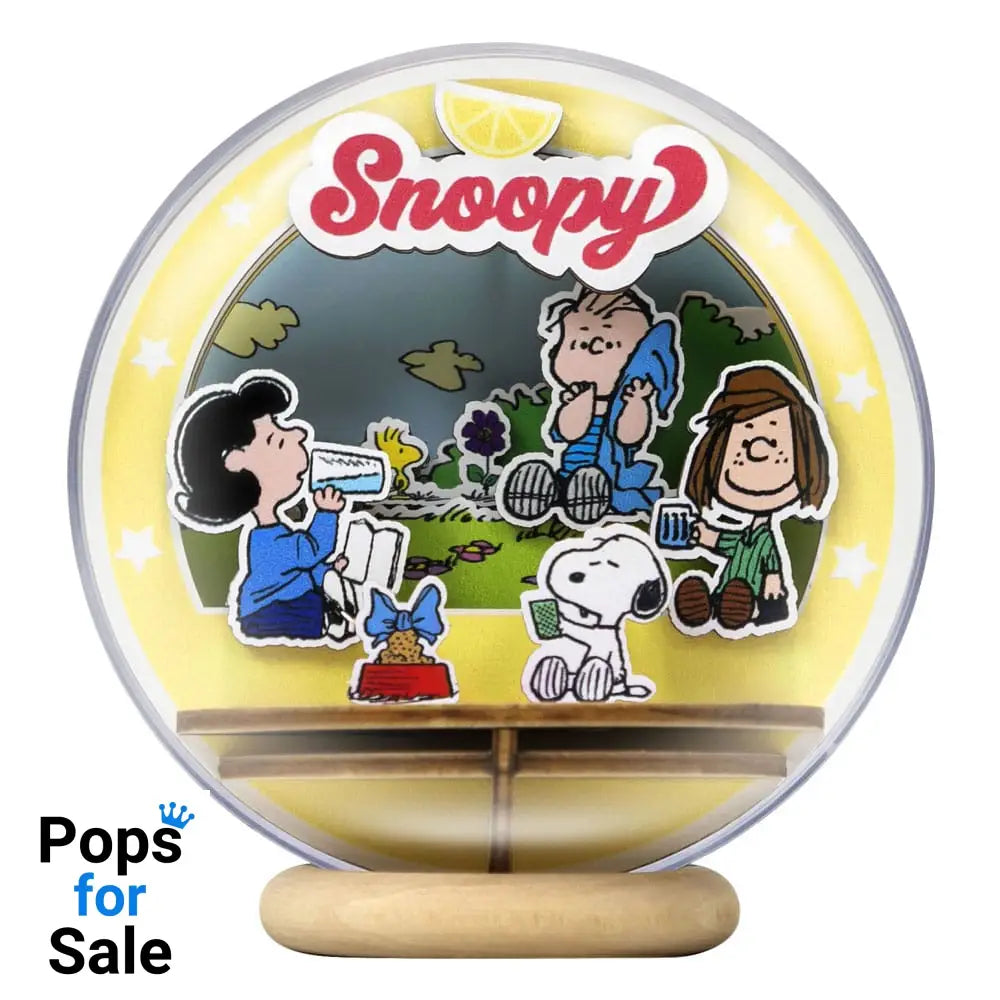 Peanuts Puremind Model Kit Wooden Theater Globe Picnic Party Model kits