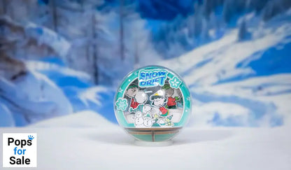 Peanuts Puremind Model Kit Wooden Theater Globe Snow Drift