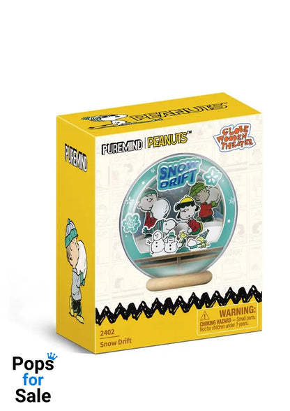 Peanuts Puremind Model Kit Wooden Theater Globe Snow Drift Model kits