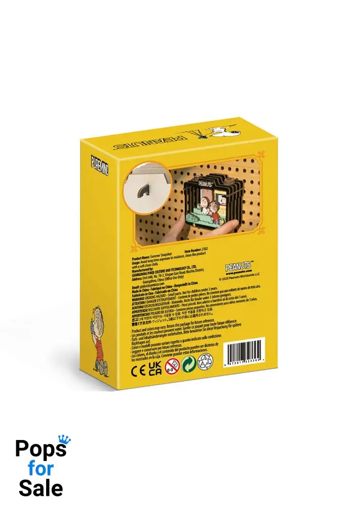 Peanuts Puremind Model Kit Wooden Theater Summer Snapshot