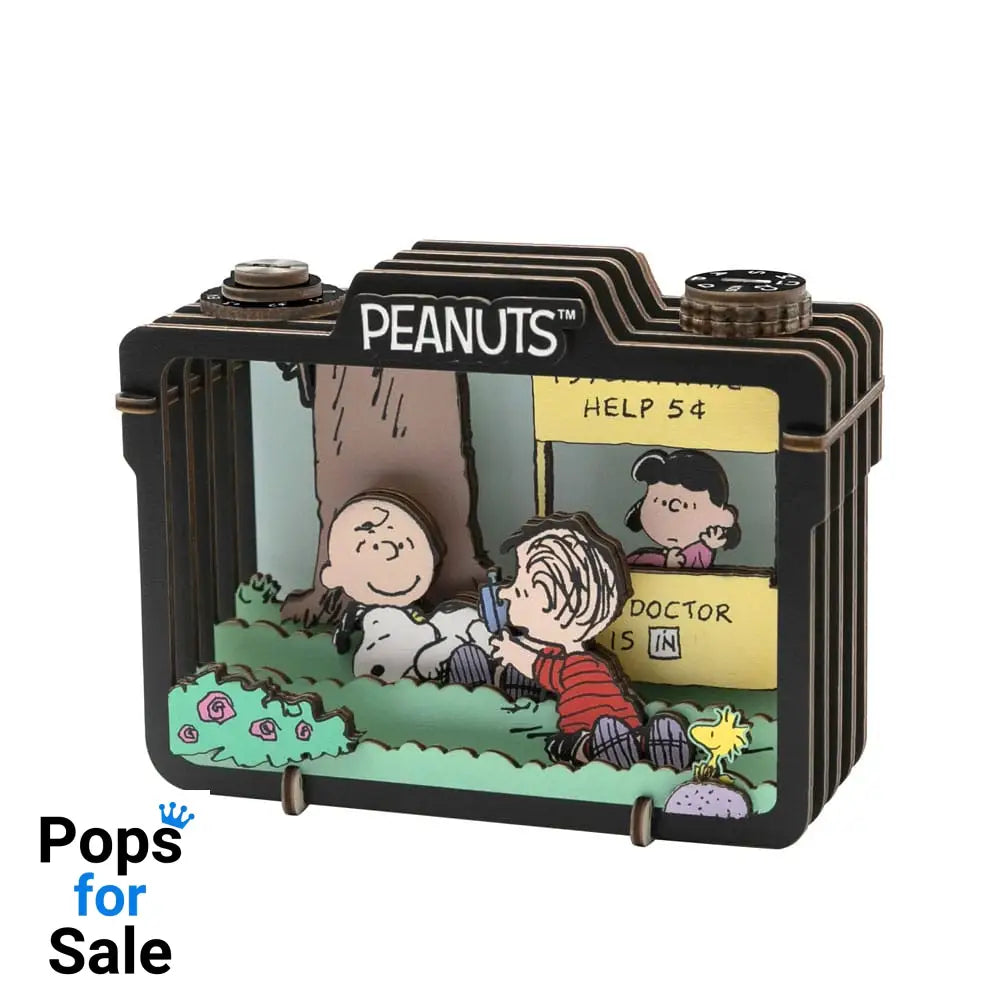 Peanuts Puremind Model Kit Wooden Theater Summer Snapshot