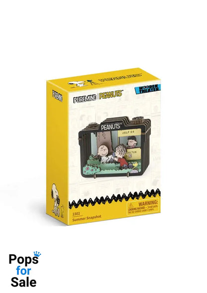 Peanuts Puremind Model Kit Wooden Theater Summer Snapshot
