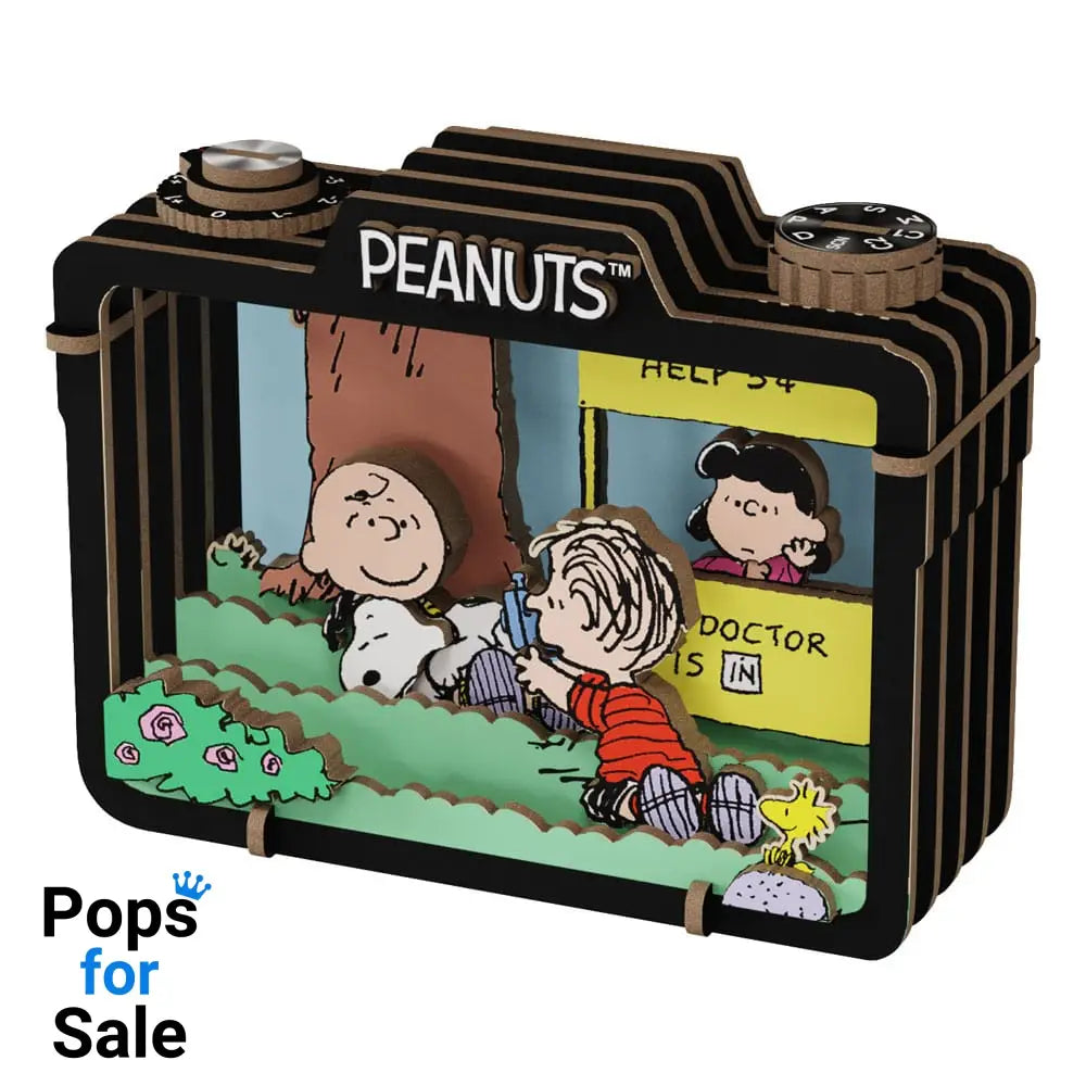 Peanuts Puremind Model Kit Wooden Theater Summer Snapshot