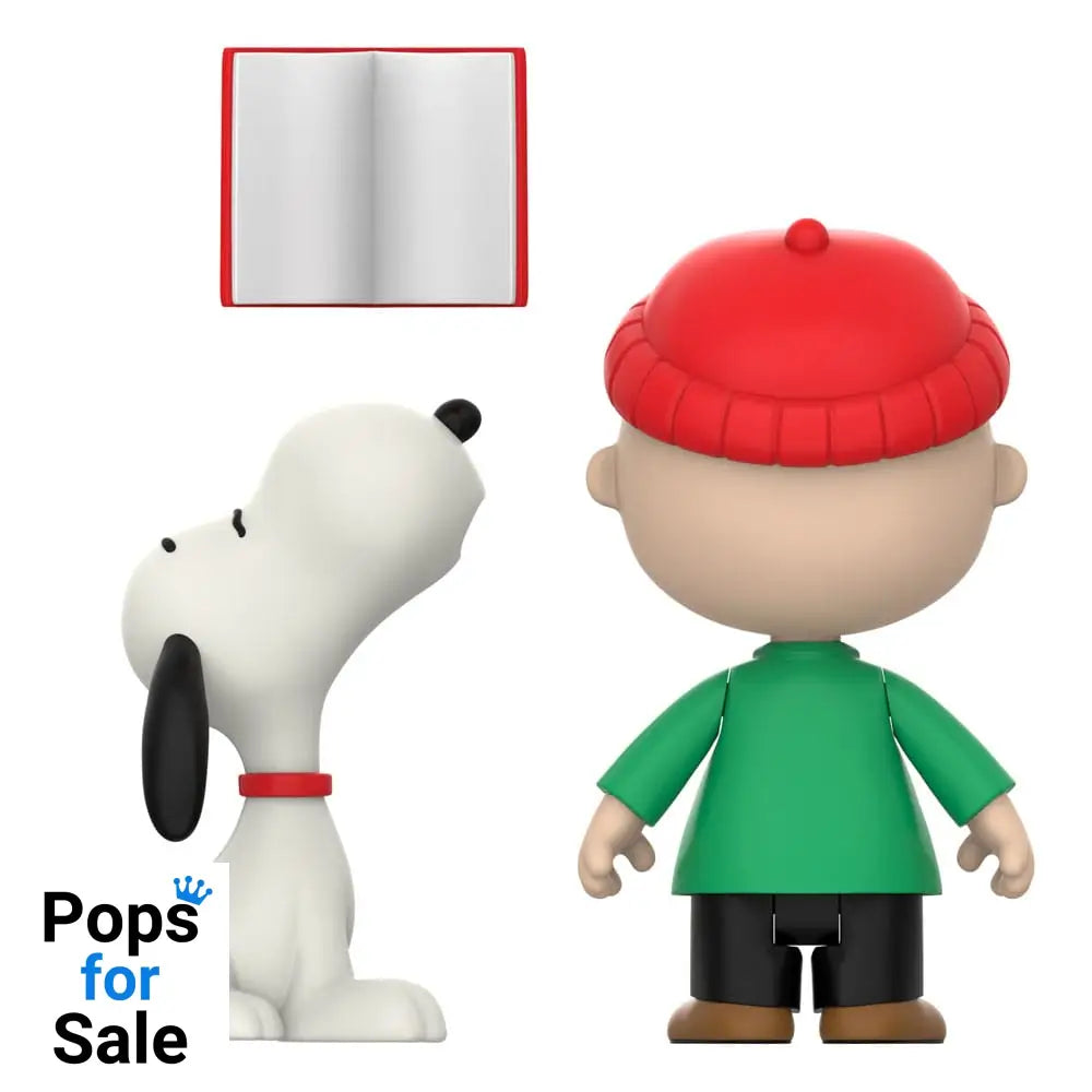Peanuts ReAction Action Figures 2-Pack Brown and Snoopy (Caroling) 10 cm