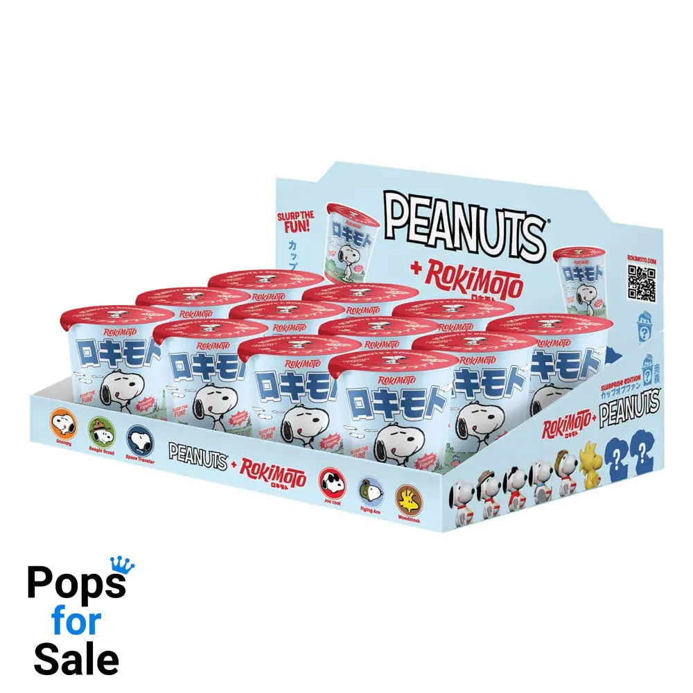 Peanuts + Rokimoto Blind Box Figures 10 cm Display (12)