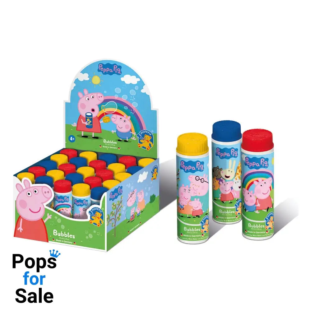 Peppa Pig Pustefix Soap Bubble Bottle Classic Assortment (25)