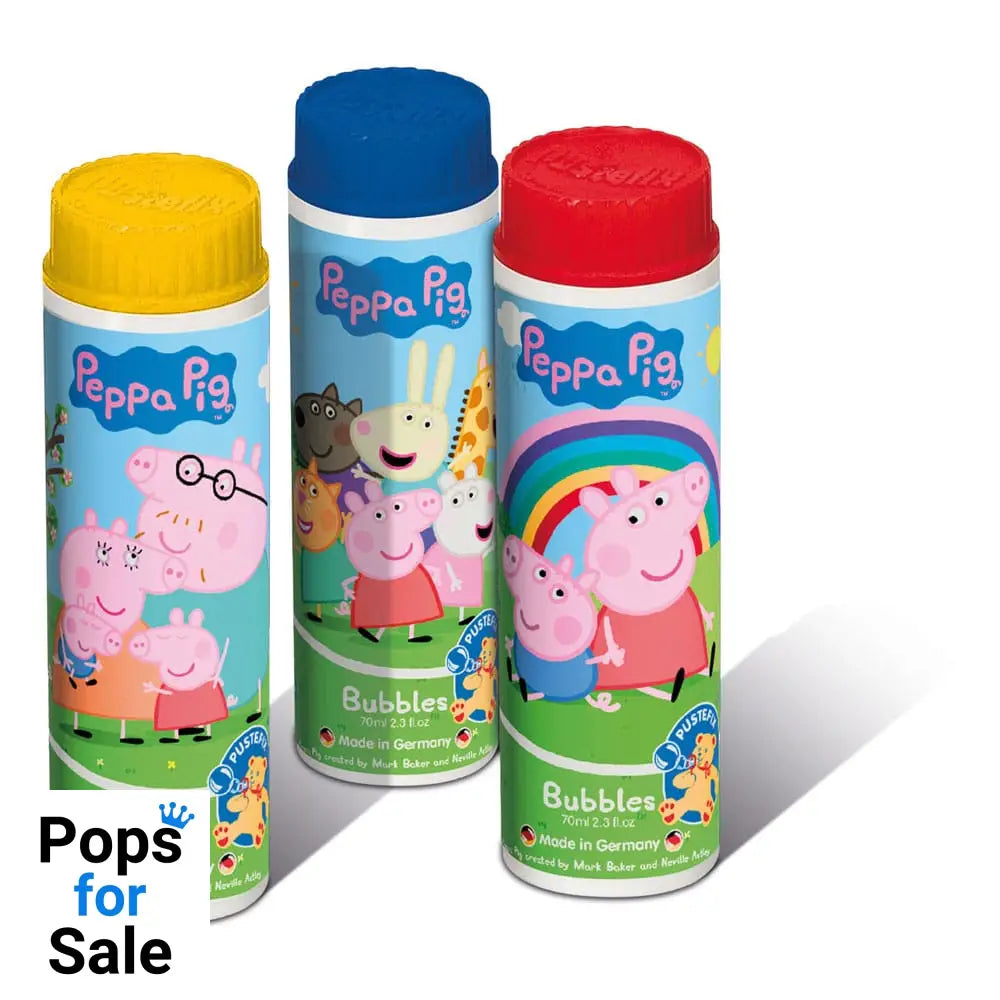 Peppa Pig Pustefix Soap Bubble Bottle Classic Assortment (25)
