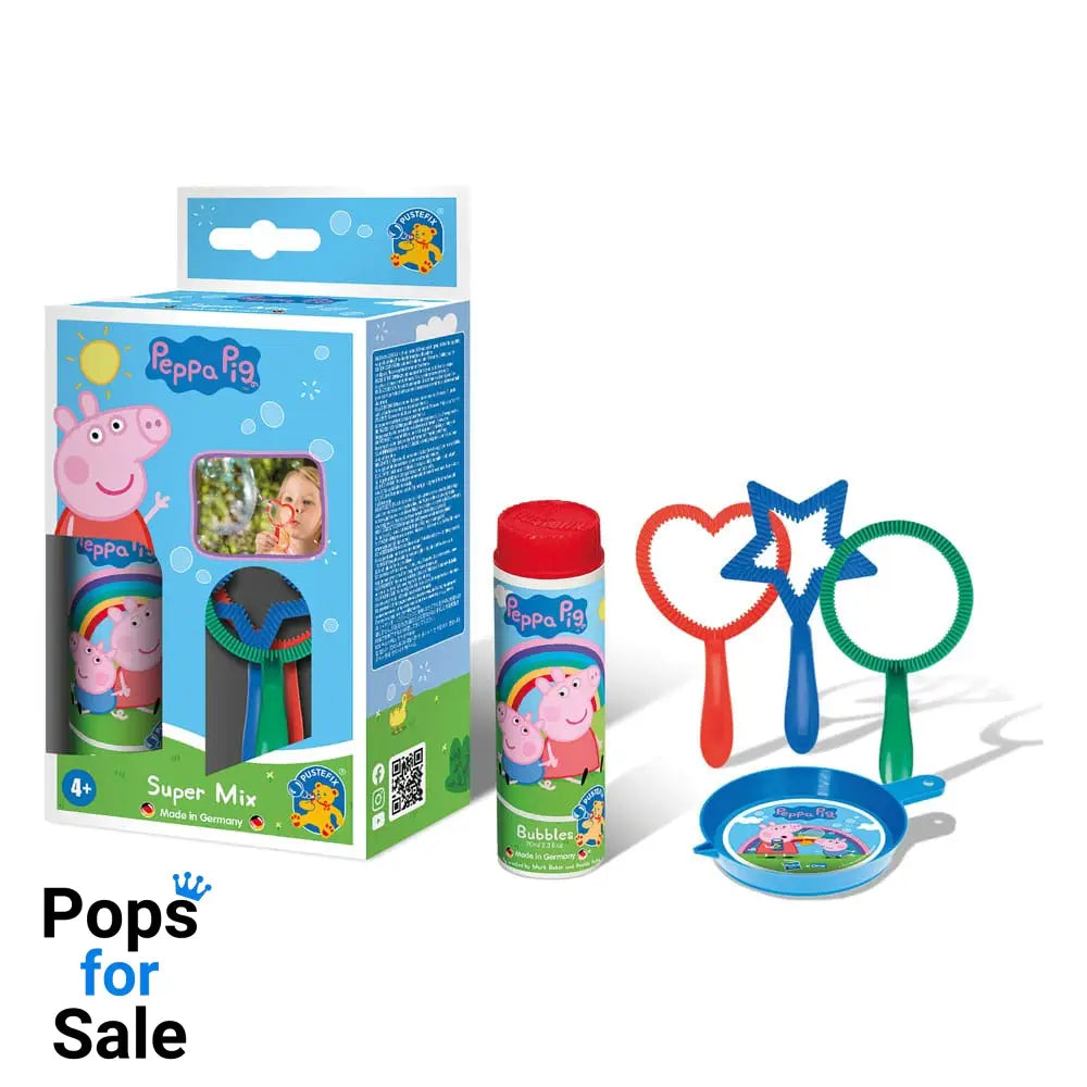 Peppa Pig Pustefix Soap Bubble Bottle Super-Mix Assortment (15)