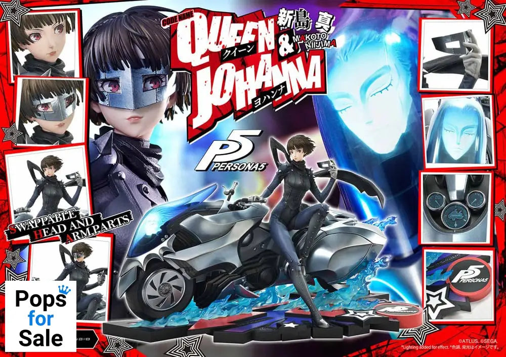 Persona 5 Premium Masterline Series Statue 1/4 Makoto Niijima &quot;Queen&quot; & Johanna 42 cm