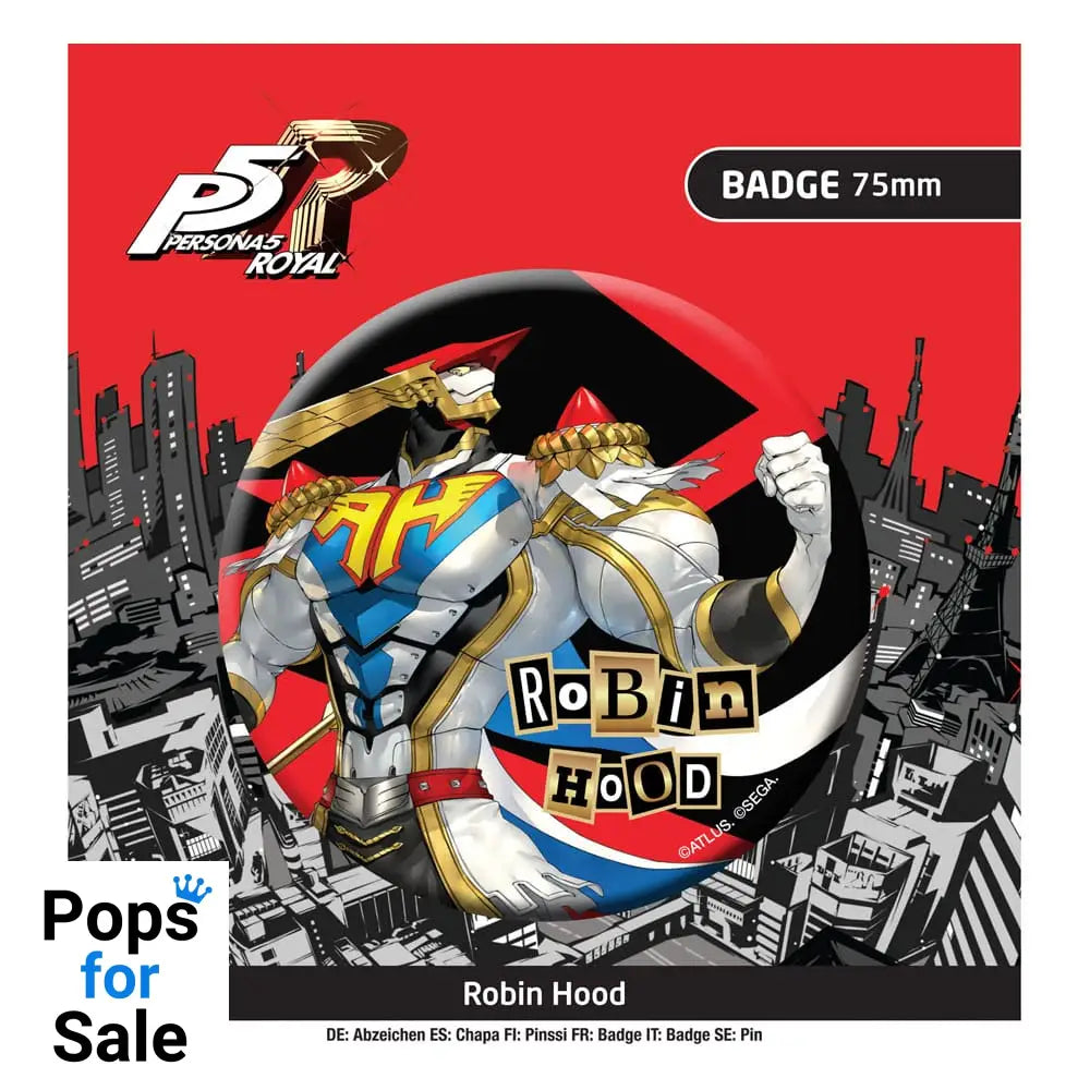 Persona 5 Royal Pin Badge Robin Hood