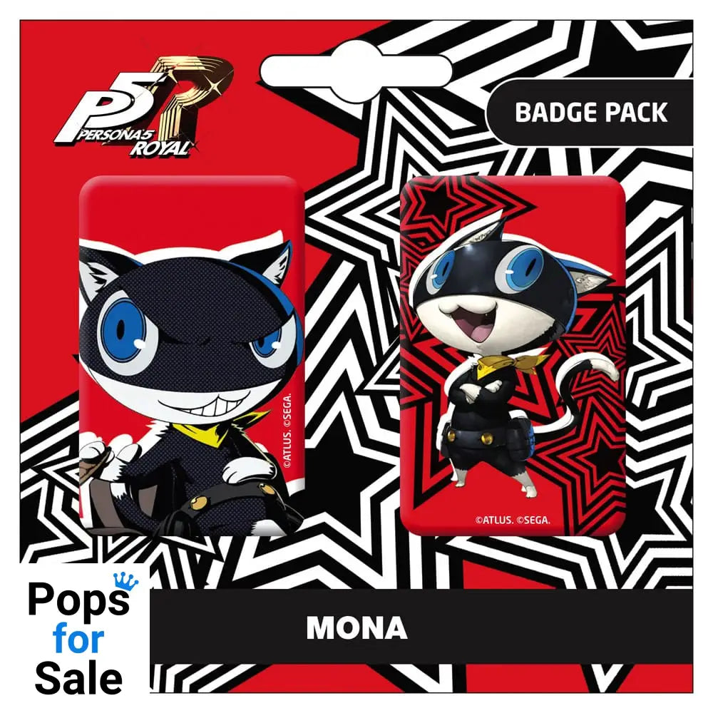 Persona 5 Royal Pin Badges 2-Pack Mona / Morgana