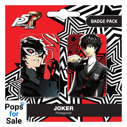 Persona 5 Royal Pin Badges 2-Pack Set A Badges