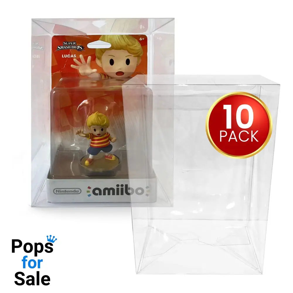 PET Protectors 10-Pack for Amiibo Figures Boxes & Pouches