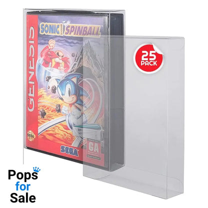 PET Protectors 25-Pack for Sega Genesis Games