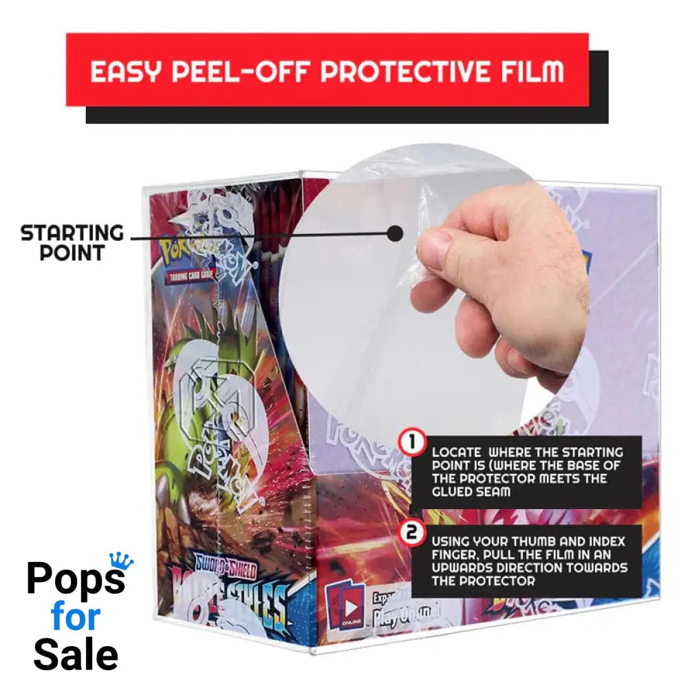 PET Protectors 5-Pack for Booster Boxes / Elite Trainer Boxes Ver. 1