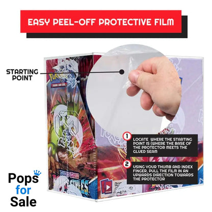 PET Protectors 5-Pack for Booster Boxes / Elite Trainer Boxes Ver. 1