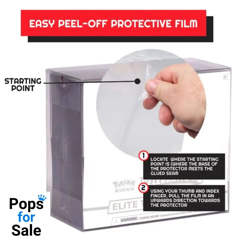 PET Protectors 5-Pack for Booster Boxes / Elite Trainer Boxes Ver. 2