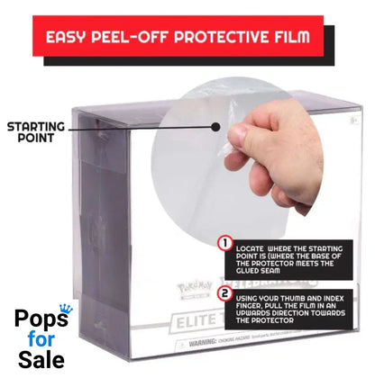 PET Protectors 5-Pack for Booster Boxes / Elite Trainer Boxes Ver. 2 Boxes & Pouches