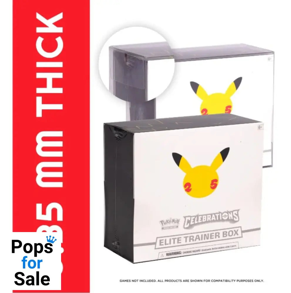 PET Protectors 5-Pack for Booster Boxes / Elite Trainer Boxes Ver. 2