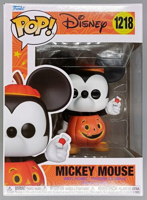1218 Mickey Mouse (Trick or Treat) - Disney Halloween Funko POP - Brand New