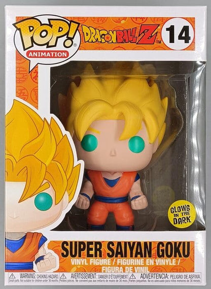14 Super Saiyan Goku - Glow - Dragon Ball Z - Funko POP - Box Damaged