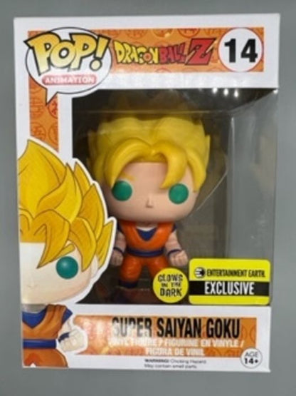 14 Super Saiyan Goku - Glow - Dragon Ball Z - Funko POP - Box Damaged