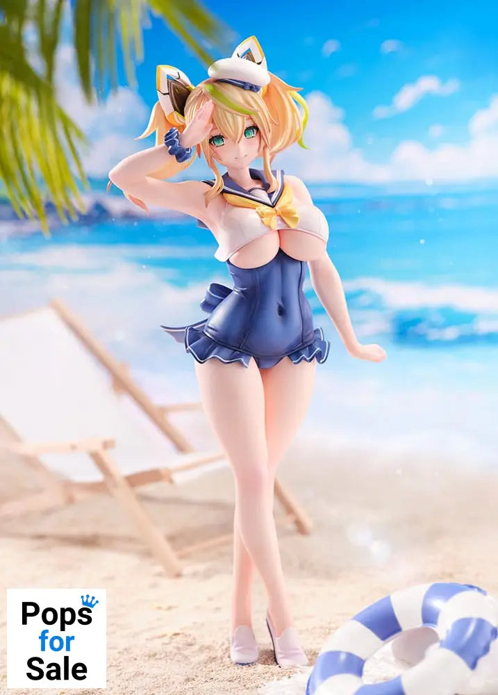Phantasy Star Online 2 PVC Statue 1/7 Es Cool Breeze Gene - Summer Vacation 26 cm