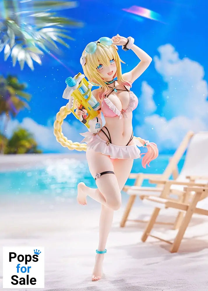 Phantasy Star Online PVC Statue 1/7 es Akhtal Summer Vacation 24 cm