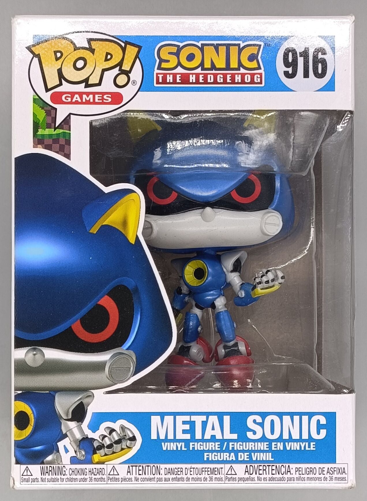 916 Metal Sonic - Sonic the Hedgehog - Funko POP - Box Damaged