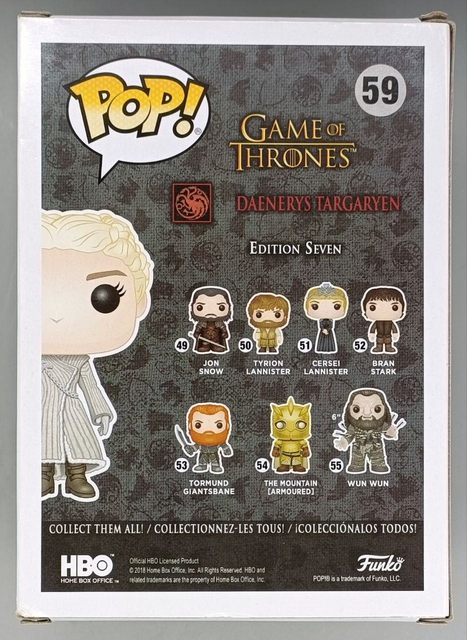 59 Daenerys Targaryen (Beyond the Wall) Game of Thrones Box Damaged Funko POP