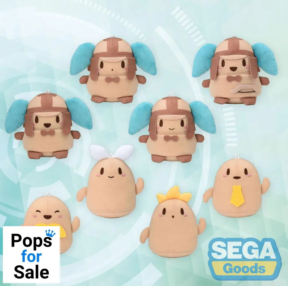 Piapro Characters Hatsune Miku Series fuwa petit Plush Keychains Haniwa 10 cm Blind Box Assortment (8) Keyrings