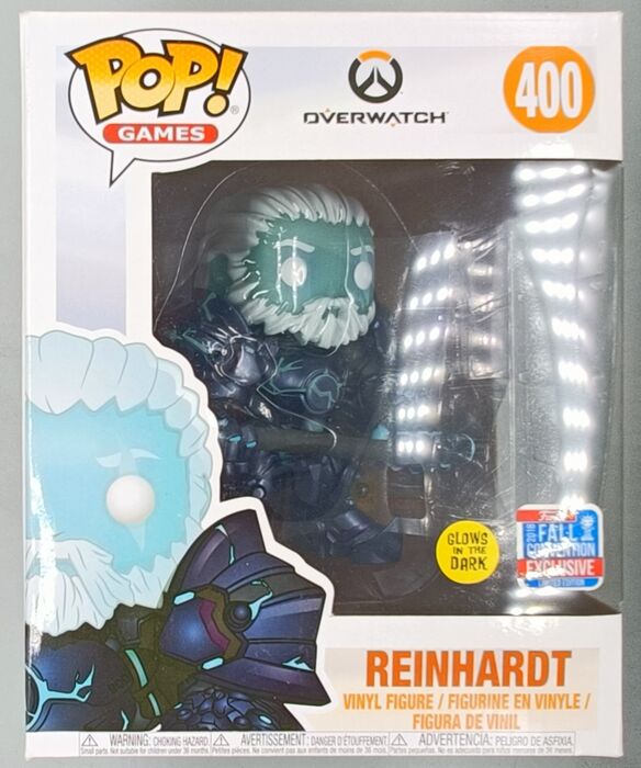 400 Reinhardt (Coldhardt) - 6 Inch - Glow - Overwatch 2018 - Box Damaged Funko POP