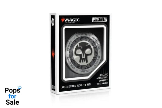 Pinfinity AR Pin: Black Mana Crest - Magic the Gathering PFMTG006 Pin