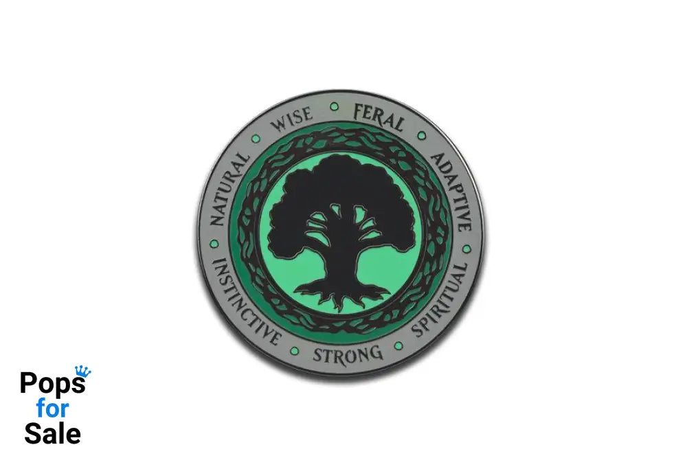 Pinfinity AR Pin: Green Mana Crest - Magic the Gathering PFMTG010 Pin