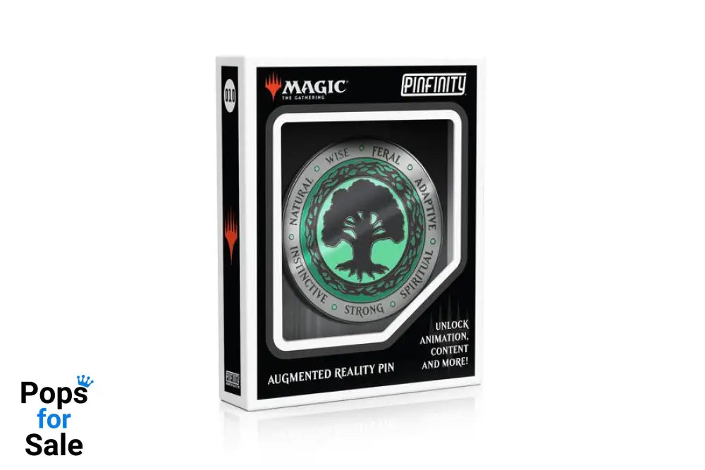 Pinfinity AR Pin: Green Mana Crest - Magic the Gathering PFMTG010 Pin