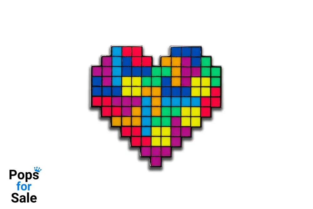 Pinfinity AR Pin: I Heart Tetris PT001 Pin