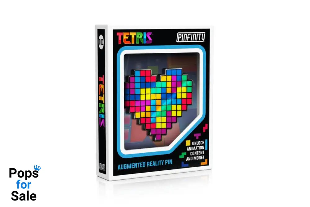 Pinfinity AR Pin: I Heart Tetris PT001 Pin