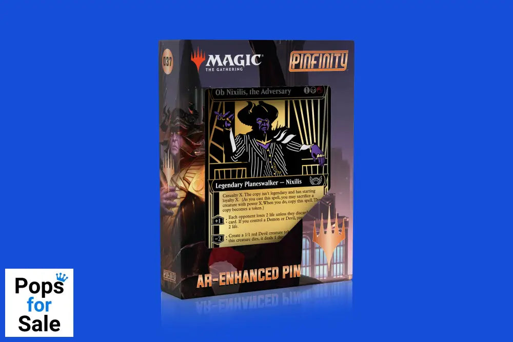 Pinfinity AR Pin: New Capenna Ob Nixilis the Adversary - Magic the Gathering PMTG037 Pin