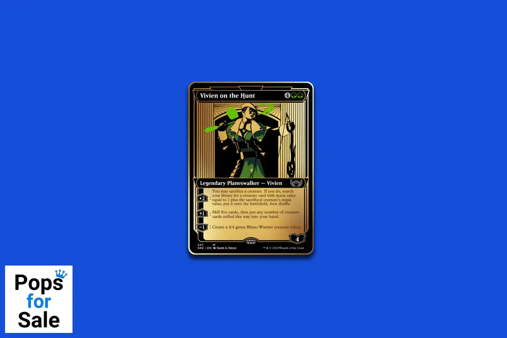 Pinfinity AR Pin: New Capenna Vivien on the Hunt - Magic the Gathering PMTG038 Pin