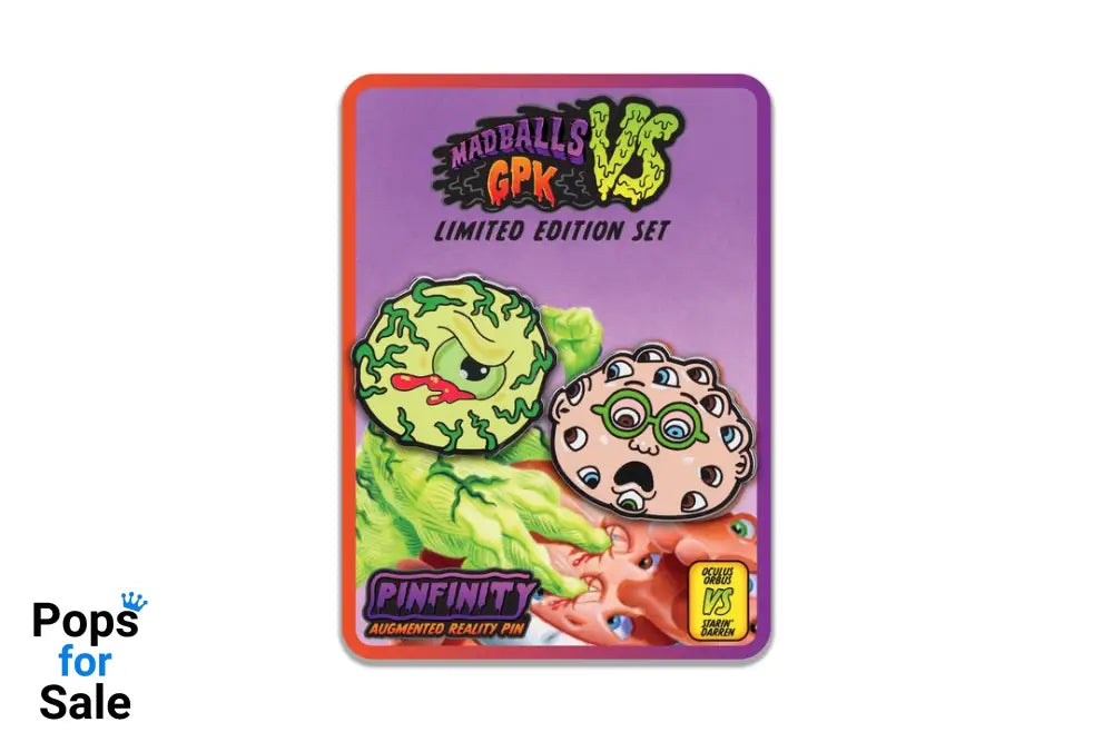 Pinfinity AR Pin: Occulus Orbit VS Starin Darren - GPK VS Madballs PFGPKMB002 Pin