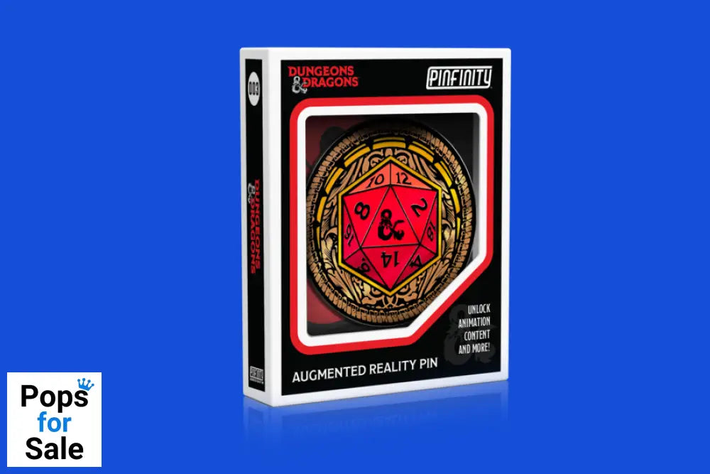 Pinfinity AR Pin: Ornate D20 - Dungeons & Dragons PFDD003 Pin