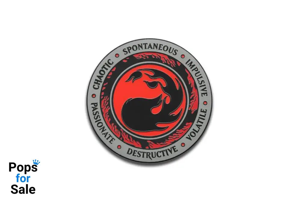 Pinfinity AR Pin: Red Mana Crest - Magic the Gathering PFMTG002 Pin