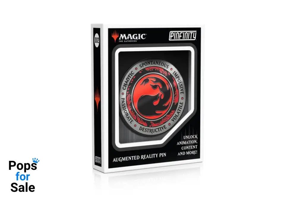 Pinfinity AR Pin: Red Mana Crest - Magic the Gathering PFMTG002 Pin