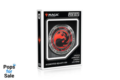 Pinfinity AR Pin: Red Mana Crest - Magic the Gathering PFMTG002 Pin