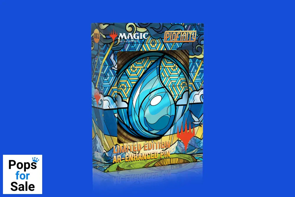 Pinfinity AR Pin: Stained Glass Island - Magic the Gathering PMTG061 Pin