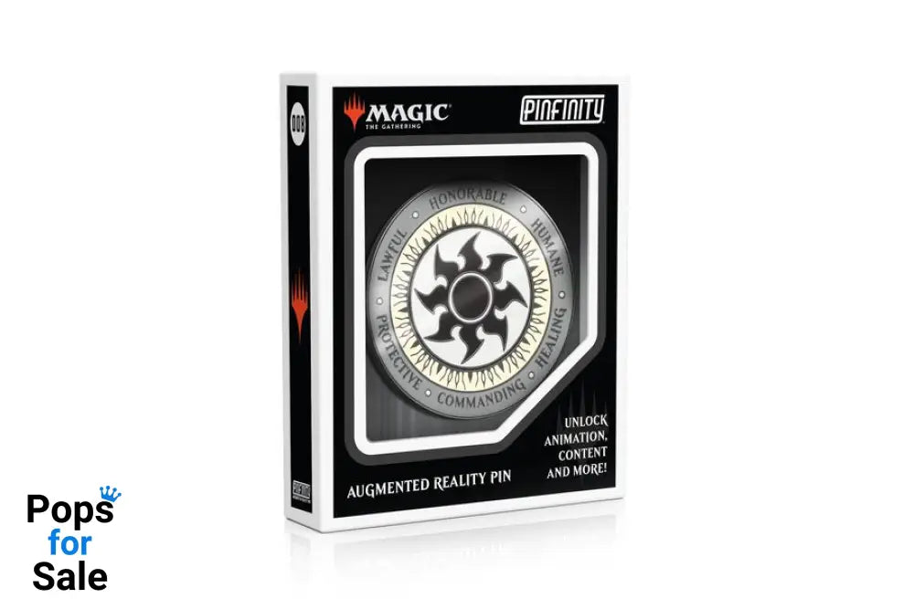 Pinfinity AR Pin: White Mana Crest - Magic the Gathering PFMTG008 Pin