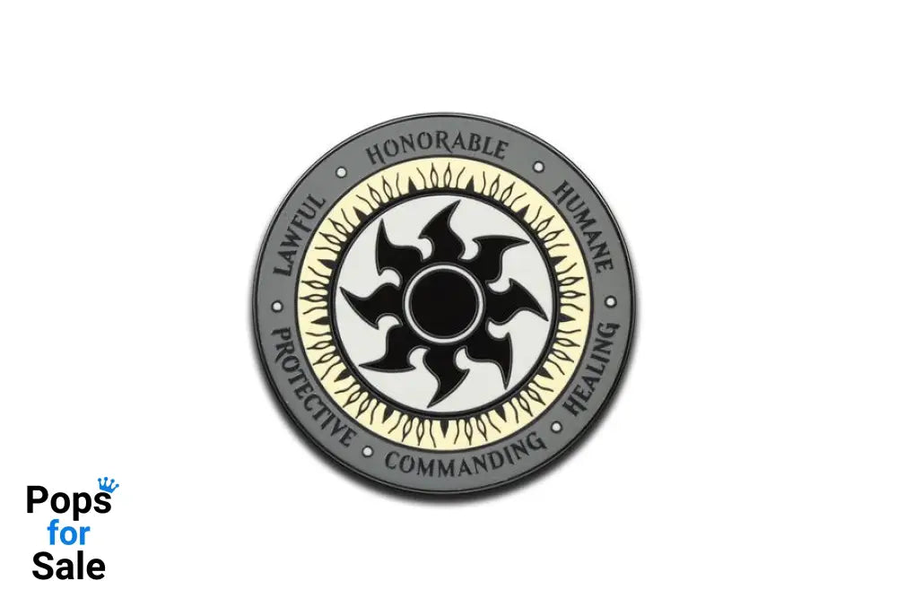 Pinfinity AR Pin: White Mana Crest - Magic the Gathering PFMTG008 Pin