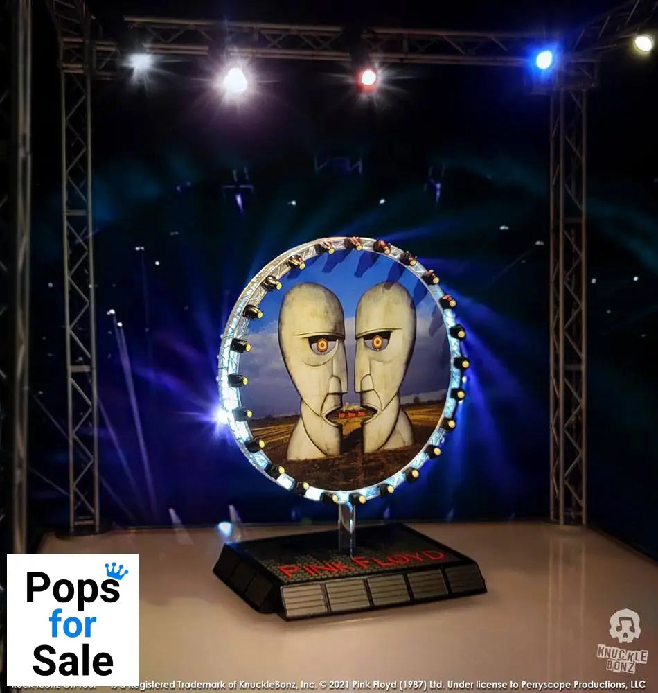 Pink Floyd Rock Ikonz On Tour Statue Projection Screen