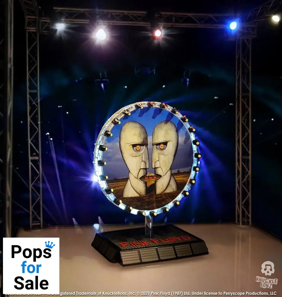 Pink Floyd Rock Ikonz On Tour Statue Projection Screen