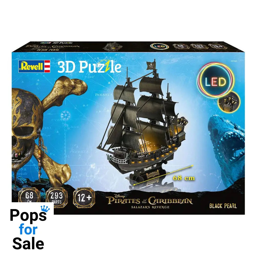 Pirates of the Caribbean: Dead Men Tell No Tales 3D Puzzle Black Pearl LED Edition Puzzles